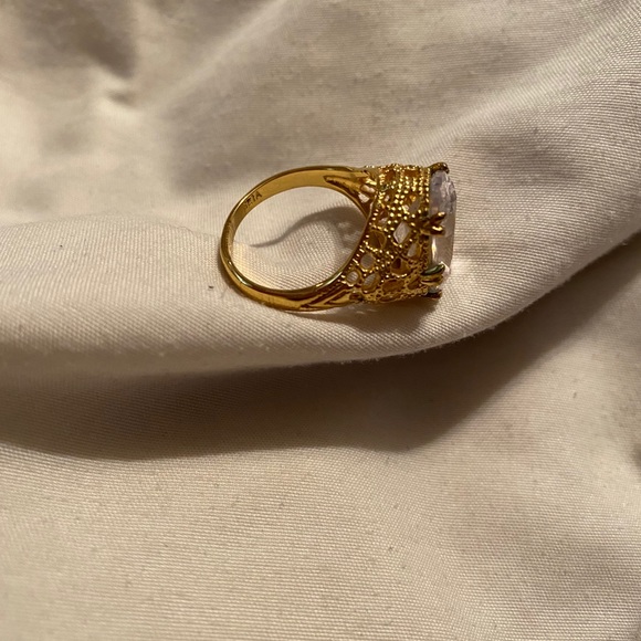 Gold And CZ Ring - Picture 3 of 3